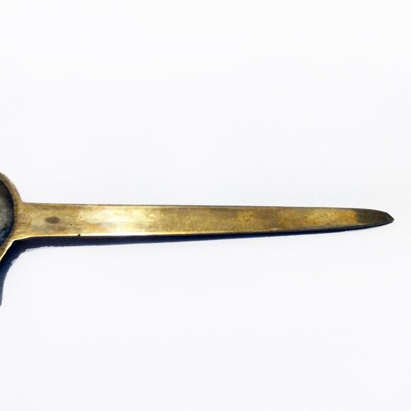 Vintage 7" Solid Brass Elephant Letter Opener - Picture 8 of 8